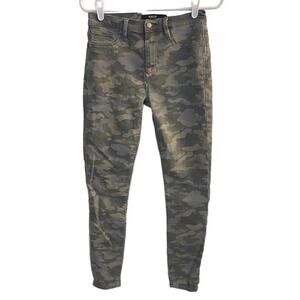 Hudson Jeans Women's  Green‎ Camoflage Barbara Super Skinny Pants Sz 26